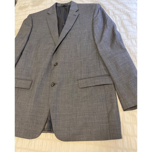 Lauren Ralph Lauren Mens 100% Wool Blazer Gray Size 44L - Picture 4 of 13